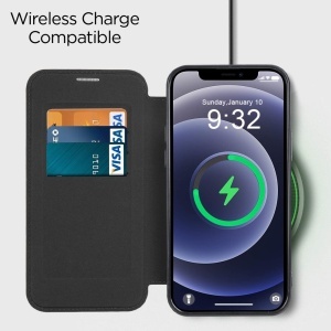 Husa pentru iPhone 12 - Techsuit SmartMag Book Case - Purple - Img 5