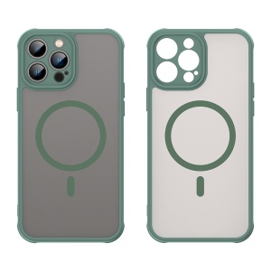 Husa pentru iPhone 13 Pro - Techsuit HaloFrost II MagSafe - Green - Img 2