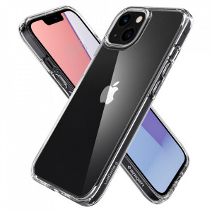 Husa pentru iPhone 13 - Spigen Ultra Hybrid - Crystal Clear - Img 6