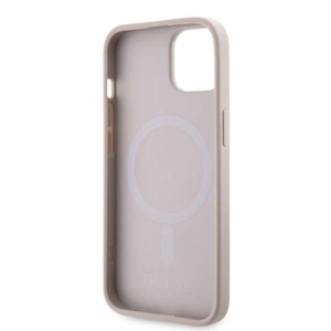 Husa pentru iPhone 14 - Guess GCube Stripes MagSafe (GUHMP14SHGCFSEP) - Pink - Img 6