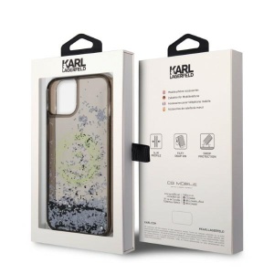 Husa pentru iPhone 14 Plus - Karl Lagerfeld Hardcase Liquid Glitter (KLHCP14MLCRSGRK) - RSG - Img 8