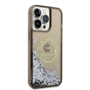 Husa pentru iPhone 14 Pro Max - Karl Lagerfeld Hardcase Liquid Glitter (KLHCP14XLCRSGRK) - RSG - Img 6