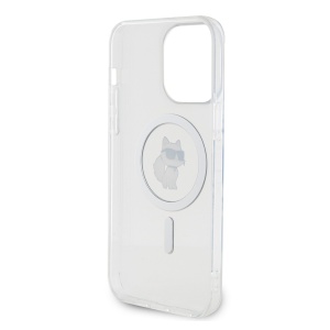 Husa pentru iPhone 14 Pro Max - Karl Lagerfeld IML MagSafe (KLHMP14XHFCCNOT) - Transparent Choupette - Img 6