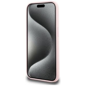 Husa pentru iPhone 14 Pro Max - Karl Lagerfeld Silicone MagSafe (KLHMP14XSCMKCRHP) - Pink Karl&Choupette - Img 4