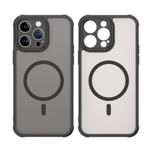 Husa pentru iPhone 14 Pro - Techsuit HaloFrost II MagSafe - Black - Img 2