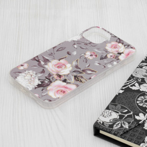 Husa pentru iPhone 15 Plus - Techsuit Marble Series - Bloom of Ruth Gray - Img 3