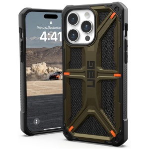 Husa pentru iPhone 15 Pro Max - UAG Monarch - Kevlar Element Green