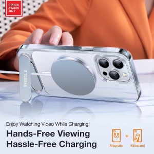 Husa pentru iPhone 15 Pro - Torras Pstand - Clear - Img 7