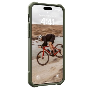 Husa pentru iPhone 15 Pro - UAG Essential Armor MagSafe - Olive Drab - Img 8