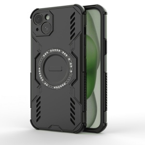 Husa pentru iPhone 15 - Techsuit ArmorMag Case - Black - Img 1