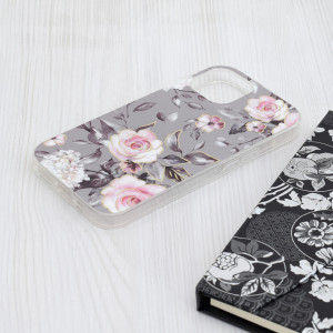 Husa pentru iPhone 15 - Techsuit Marble Series - Bloom of Ruth Gray - Img 4
