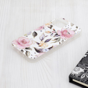 Husa pentru iPhone 15 - Techsuit Marble Series - Chloe White - Img 3