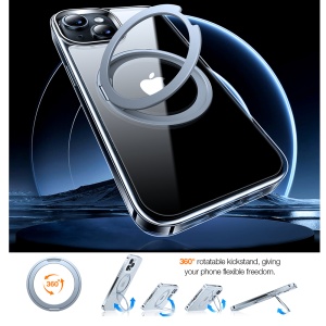 Husa pentru iPhone 15 - Torras Ostand Pro Series - Clear - Img 2