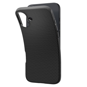 Husa pentru iPhone 16 Plus - Spigen Liquid Air - Matte Black - Img 3