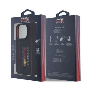 Husa pentru iPhone 16 Pro Max - Red Bull Racing Silicone Oversize Vertical Logo MagSafe (RBHMP16X24SIOLRV) - Navy - Img 7