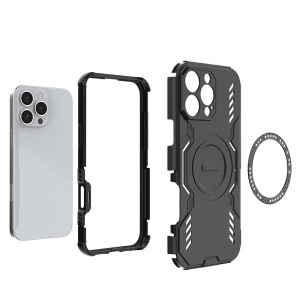 Husa pentru iPhone 16 Pro Max - Techsuit ArmorMag Case - Black - Img 5