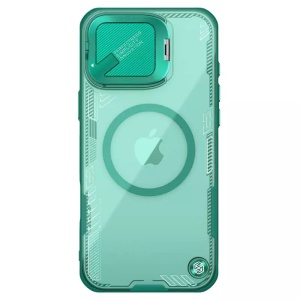 Husa pentru iPhone 16 Pro - Nillkin Iceblade Prop Magnetic (without Camera Cutout) - Green - Img 3