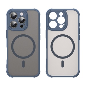 Husa pentru iPhone 16 Pro - Techsuit HaloFrost II MagSafe - Navy Blue - Img 2