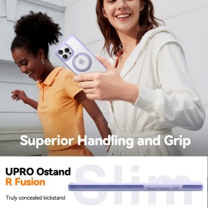 Husa pentru iPhone 16 Pro - Torras Ostand R Fusion Series - Black - Img 2