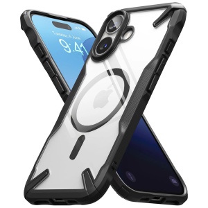 Husa pentru iPhone 16 - Ringke Fusion X MagSafe - Black - Img 1
