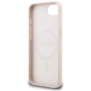 Husa pentru iPhone 16e - Guess Hardcase 4G Classic MagSafe (GUHMPSE4P4SM4MP) - Pink - Img 6