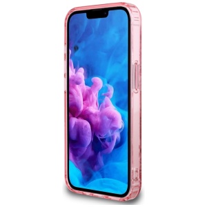 Husa pentru iPhone 16e - Guess IML Flowers MagSafe (GUHMPSE4HFWBRCEP) - Pink - Img 9
