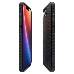 Husa pentru iPhone 16e - Spigen Liquid Air - Matte Black - Img 6