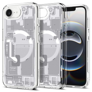 Husa pentru iPhone 16e - Spigen Ultra Hybrid Zero One MagSafe - White - Img 1