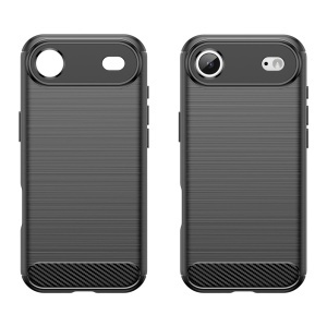 Husa pentru iPhone 17 Air - Techsuit Carbon Silicone - Black - Img 2