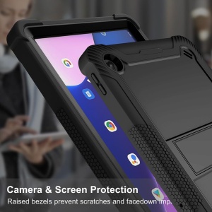Husa pentru Lenovo Tab M10 Plus 3rd Gen (TB-125F/TB-128F) + Folie - Techsuit Rugged TabShell - Rose Gold - Img 6