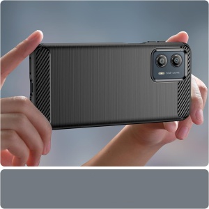 Husa pentru Motorola Edge 50 Fusion - Techsuit Carbon Silicone - Blue - Img 2