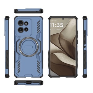 Husa pentru Motorola Edge 50 - Techsuit ArmorMag Case - Blue - Img 4