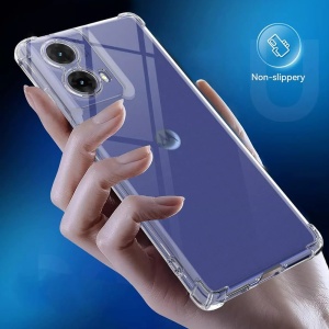 Husa pentru Motorola Moto G85 - Techsuit Shockproof Clear Silicone - Clear - Img 4