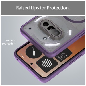 Husa pentru Nothing Phone (3a) - Techsuit HaloFrost II MagSafe - Purple - Img 4
