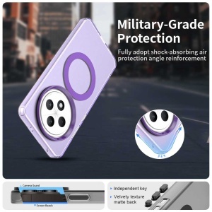 Husa pentru Oppo A40 4G / A60 5G - Techsuit CandyCase MagSafe - Purple - Img 3