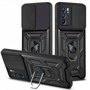 Husa pentru Oppo Reno6 5G - Techsuit CamShield Series - Black - Img 2