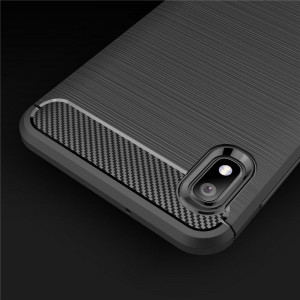 Husa pentru Samsung Galaxy A10 / M10 - Techsuit Carbon Silicone - Black - Img 2