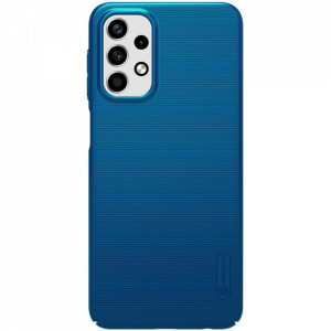 Husa pentru Samsung Galaxy A23 4G / A23 5G - Nillkin Super Frosted Shield - Blue - Img 3