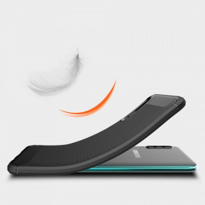 Husa pentru Samsung Galaxy A30s / A50 / A50s - Techsuit Carbon Silicone - Black - Img 4