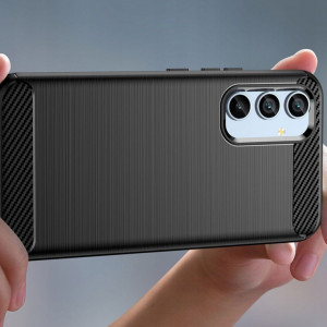 Husa pentru Samsung Galaxy A34 5G - Techsuit Carbon Silicone - Black - Img 5