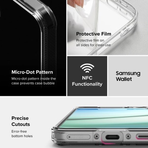 Husa pentru Samsung Galaxy A36 5G / A56 5G - Ringke Fusion - Clear - Img 6