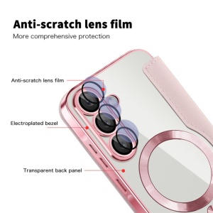 Husa pentru Samsung Galaxy A36 5G - Techsuit SmartMag Book Case - Pink - Img 3
