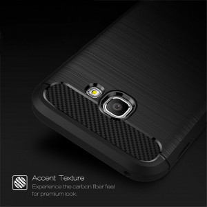 Husa pentru Samsung Galaxy A5 2017 A520 - Techsuit Carbon Silicone - Black - Img 7