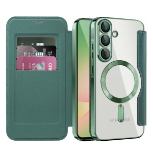 Husa pentru Samsung Galaxy A56 5G - Techsuit SmartMag Book Case - Green