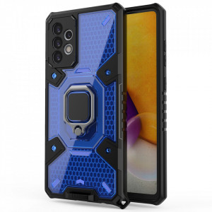 Husa pentru Samsung Galaxy A72 4G / A72 5G - Techsuit Honeycomb Armor - Blue