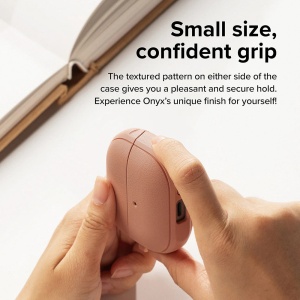 Husa pentru Samsung Galaxy Buds 3 / 3 Pro - Ringke Onyx Magnetic - Constant Coral - Img 3