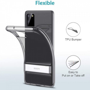 Husa pentru Samsung Galaxy S20 4G / S20 5G - ESR Air Shield Boost Kickstand - Clear - Img 3