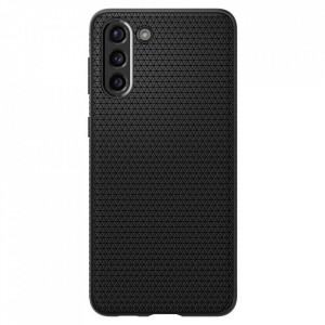 Husa pentru Samsung Galaxy S21 5G - Spigen Liquid Air - Matte Black - Img 2