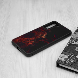Husa pentru Samsung Galaxy S21 FE 5G - Techsuit Glaze Series - Red Nebula - Img 5