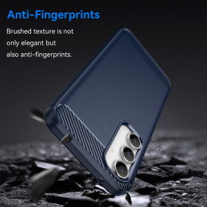 Husa pentru Samsung Galaxy S23 FE - Techsuit Carbon Silicone - Blue - Img 5